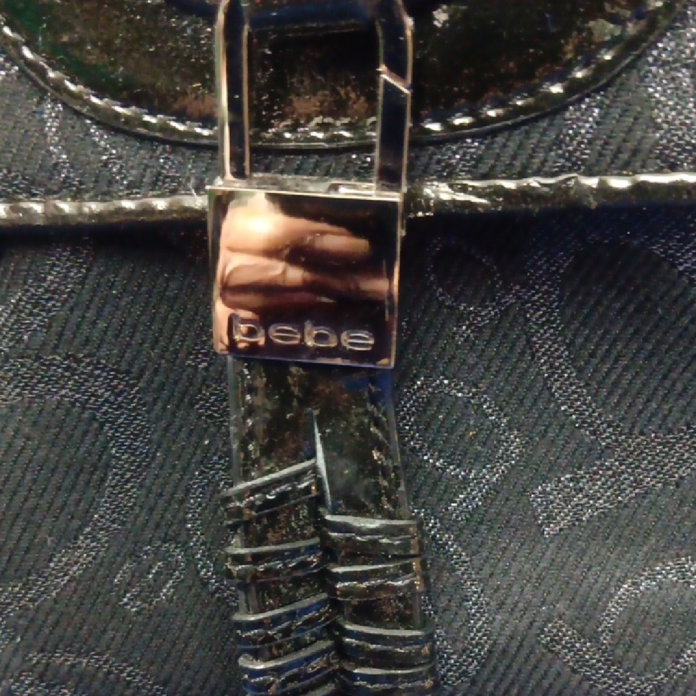 Bebe Black Patterned Shoulder Bag - image 2